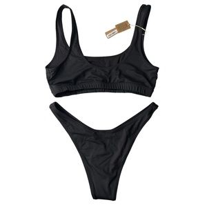 Skims Bikini Set Onyx Black Size Large, NWT